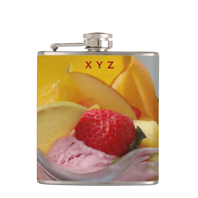 Flacon monogramme personnalisé Sundae Crème de gla (Devant)