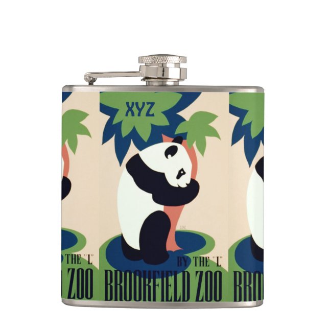 Flacon monogramme personnalisé vintage "Brookfield (Devant)