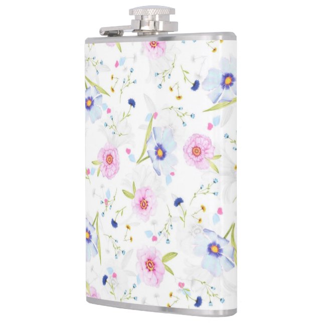 Flacon Motif de fleurs (Gauche)