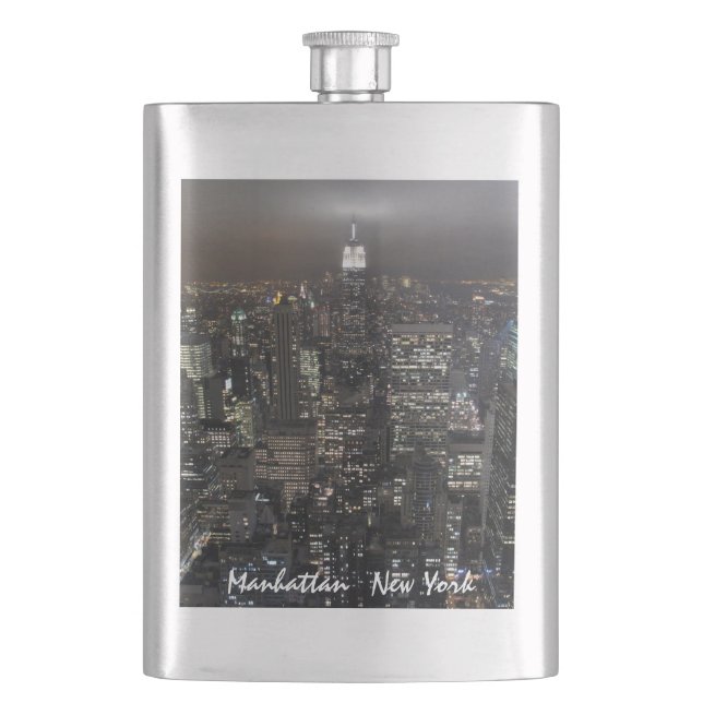 Flacon New York Custom Empire State NYC Flask Flas (devant)