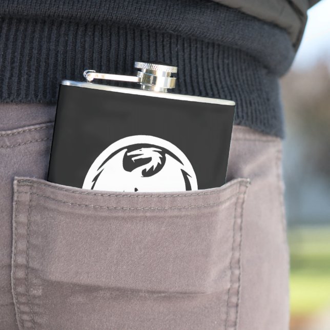 Flacon noir Dragon blanc (En situation)