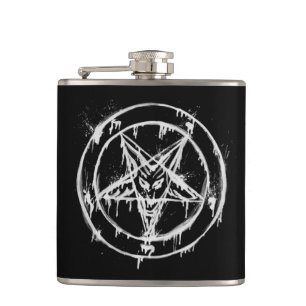 Flacon noir malpropre de Baphomet
