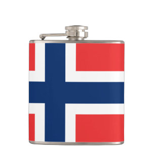 Flacon norvégien de drapeau