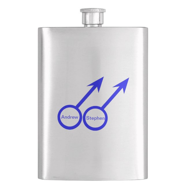 Flacon personnalisable pour les amateurs de gays (devant)
