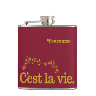 Flacon personnalisé C'est La Vie