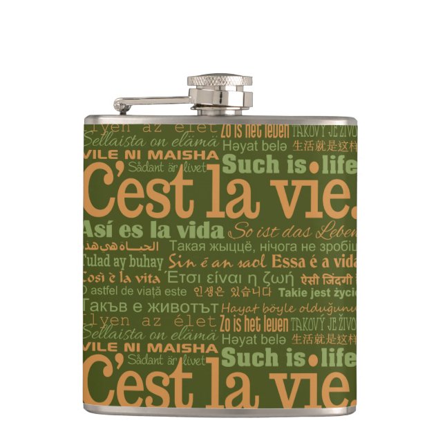 Flacon personnalisé C'est La Vie (Devant)