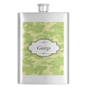 Flacon personnalisé design Camo vert