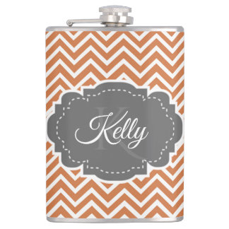 Flacon personnalisé Orange Chevron