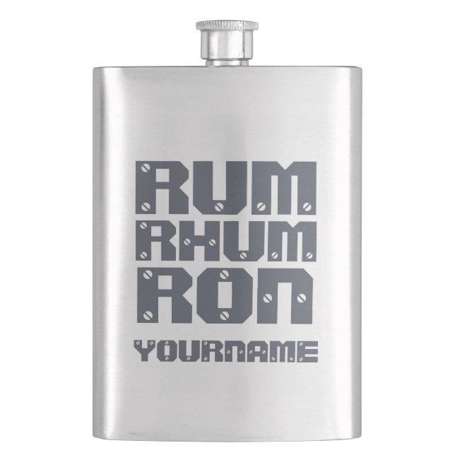 Flacon personnalisé RUM (devant)