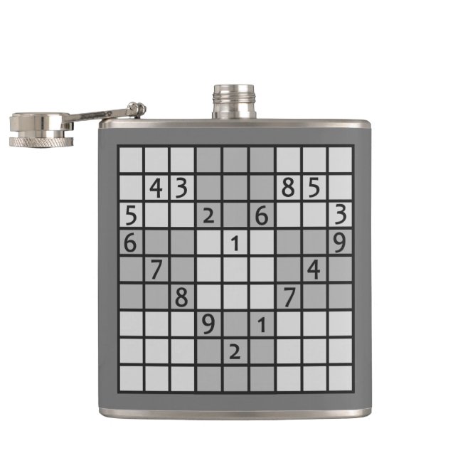 Flacon personnalisé SUDOKU (Ouvert)