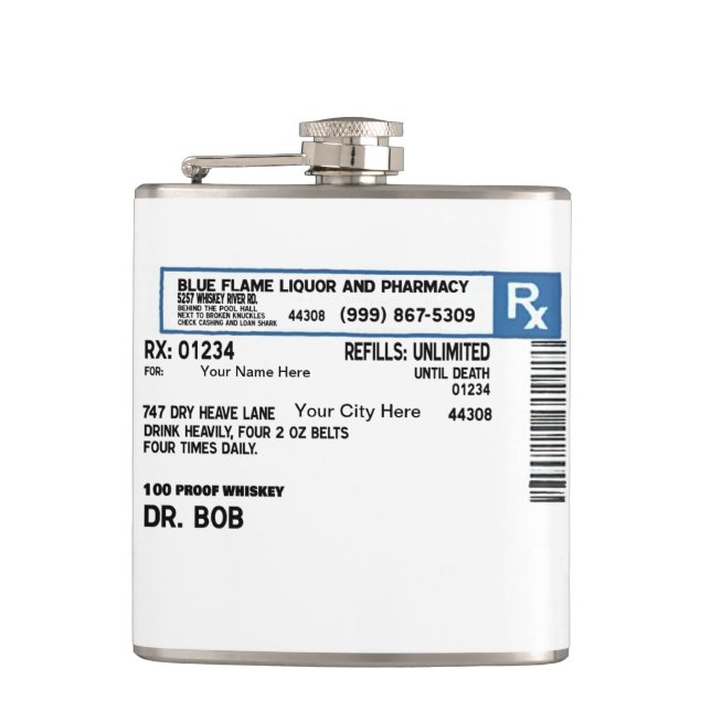 Flacon potable (Devant)