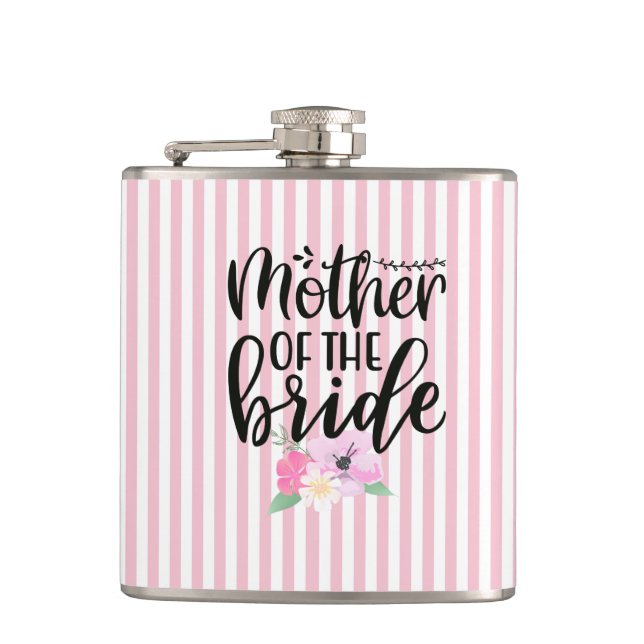 Flacon pour la mère de la mariée à motif floral (Devant)