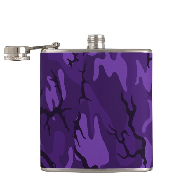 Flacon pourpre foncé de Camo (Ouvert)