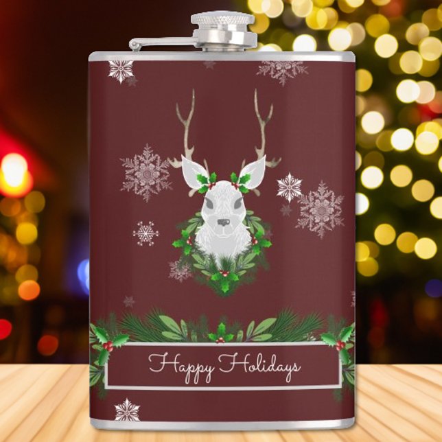 Flacon rouge renne (Red Reindeer Flask)