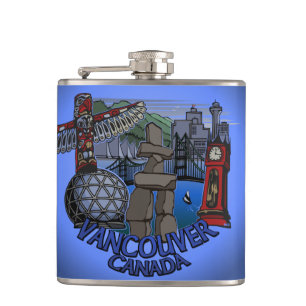 Flacon Souvenir de Vancouver Flacon personnalisé V