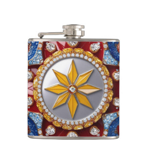 Flacon spécial aux couleurs colombiennes