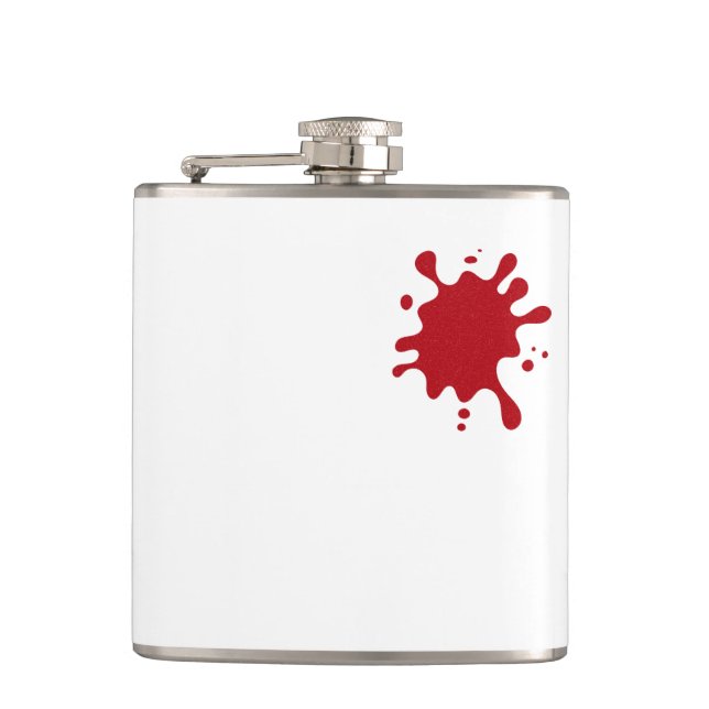 Flacon Splash Rouge Personnalisable 180 ml (Devant)