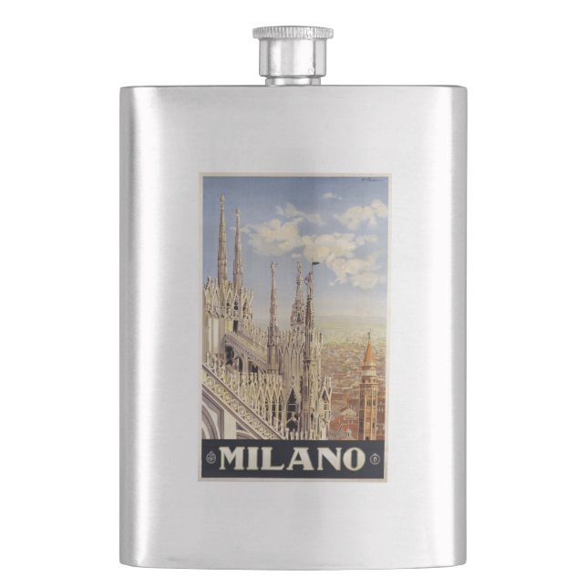 Flacon vintage Milan Italie (devant)