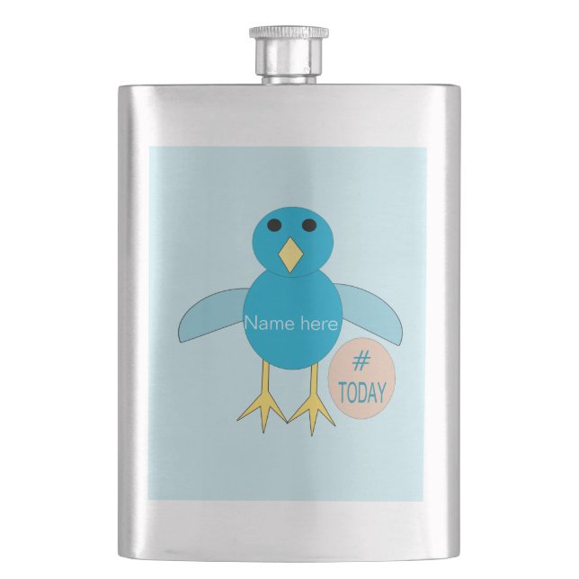 Flacons de poussette pour bébé bleu Cusom (devant)