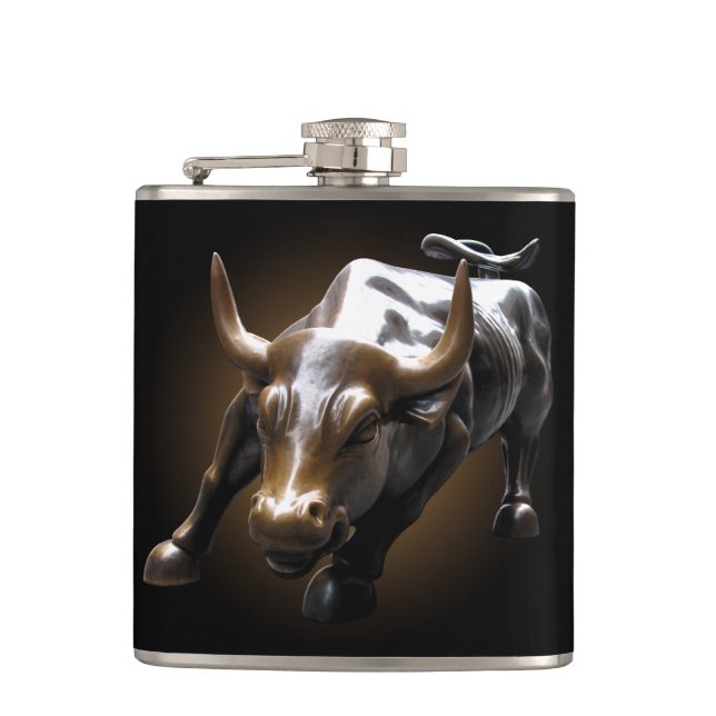 Flacons New York NYC Souvenir Bull Statue Flacon (Devant)