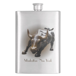 Flacons New York NYC Souvenir Bull Statue Flacon