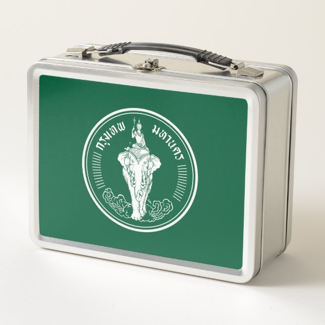 Flag of Bangkok, Thailand Metal Lunch Box (Devant)