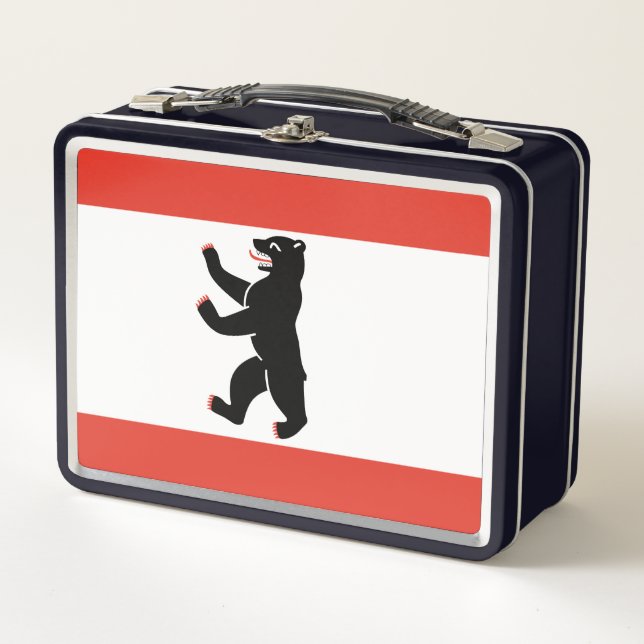 Flag of Berlin Metal Lunch Box (Devant)