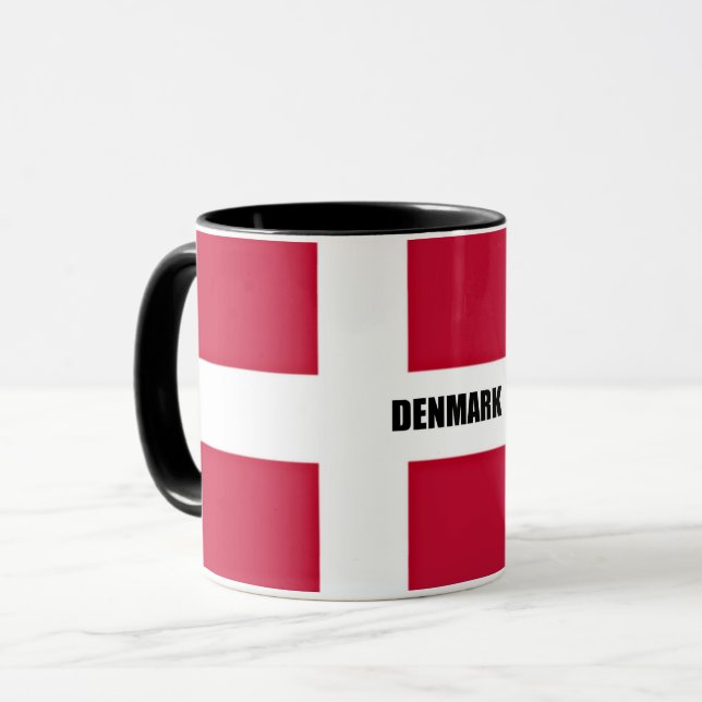 Flag of Denmark Magic Mug (Devant gauche)