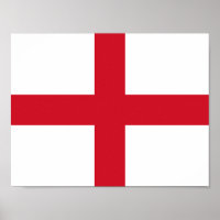 Flag of England Poster