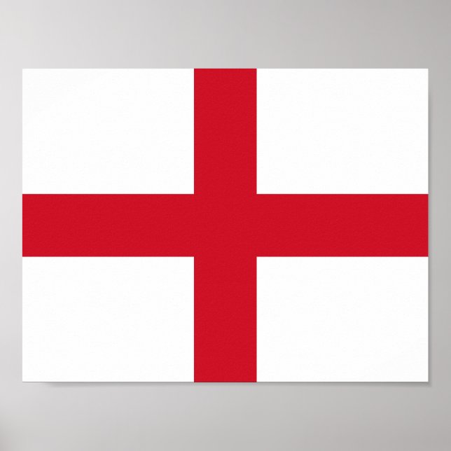 Flag of England Poster (Devant)