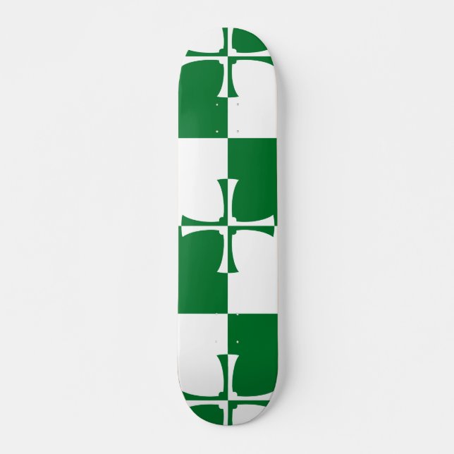 Flag of Kirkcudbrightshire Skateboard (Devant)
