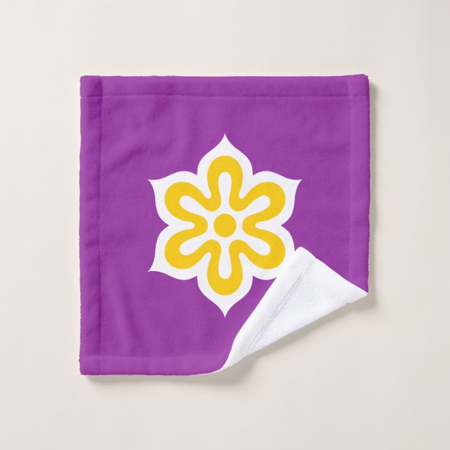 Flag of Kyoto Prefecture, Japan (Gant de toilette)