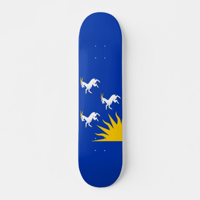 Flag of Merionethshire Skateboard (Devant)