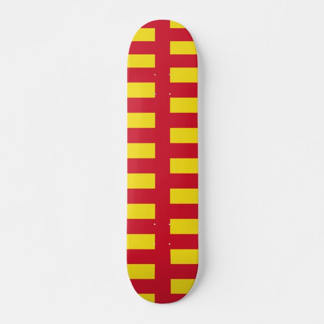 Flag of Northumberland Skateboard (Devant)