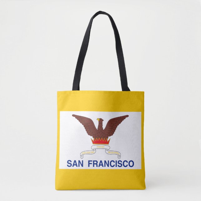 Flag of San Francisco, California Tote Bag (Devant)