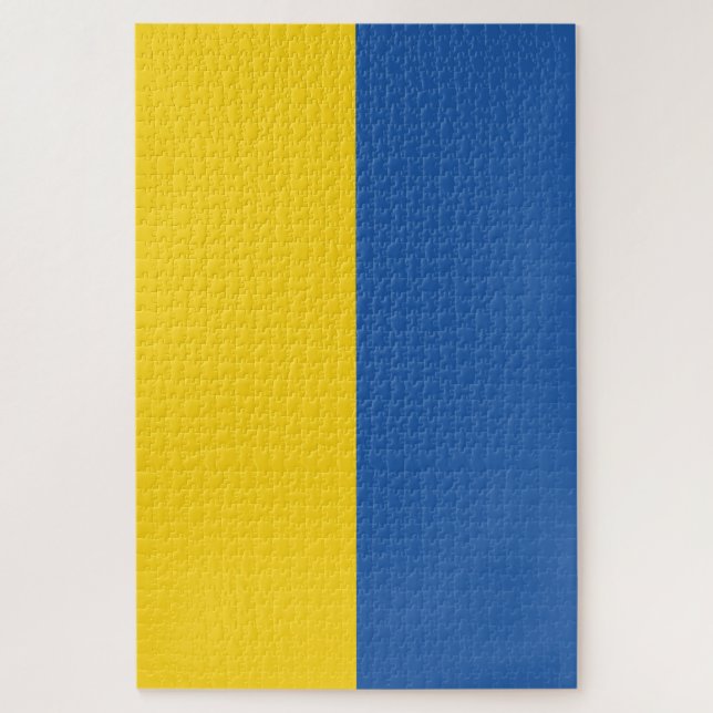 Flag of Ukraine Button Jigsaw Puzzle (Vertical)