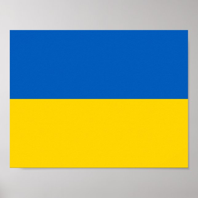 Flag of Ukraine Poster (Devant)