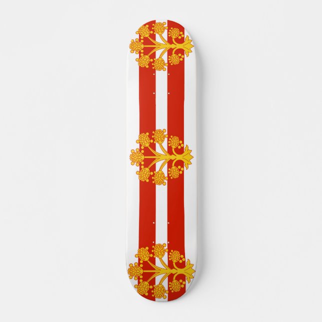 Flag of Westmorland Skateboard (Devant)