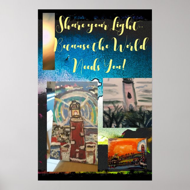 Flagship Partagez Votre Poster Light (Devant)