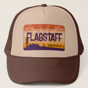 Flagstaff Arizona drapeau plaque casquette