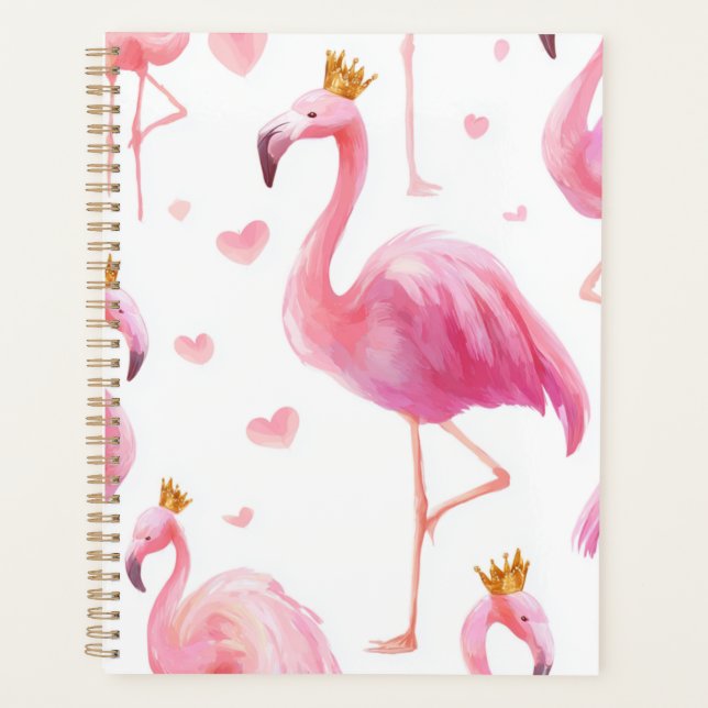 Flamant Couronné – Luxe Île Vibes (Devant)