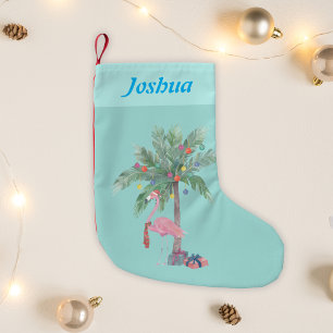 Flamant de Noël Nom  Petite Chaussette de Noël