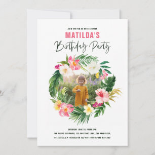 flamant jaune rose fleuri tropical élégant