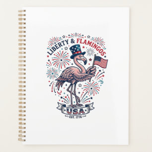 Flamant Patriotique Design de Chemise Gravure Vint