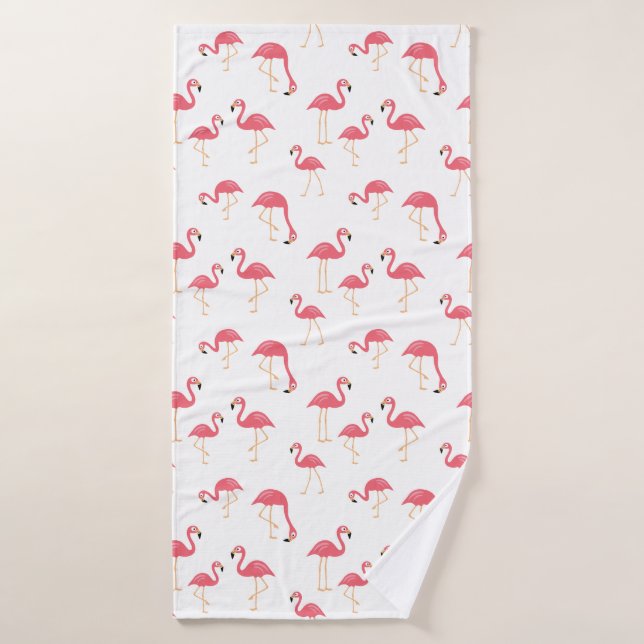 Flamant rose (Serviette de bain)