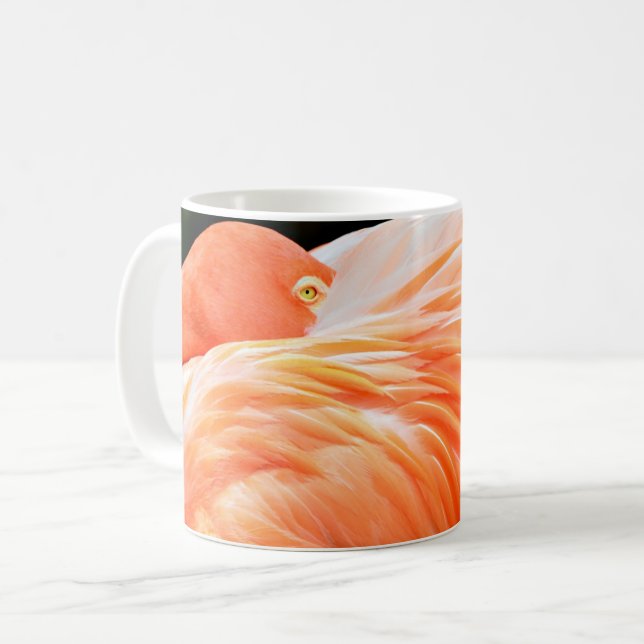Flamant rose 1 Mug (Devant gauche)