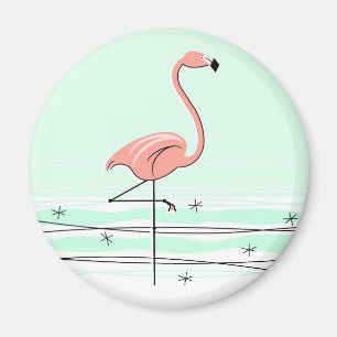 Flamant rose Aqua aimant