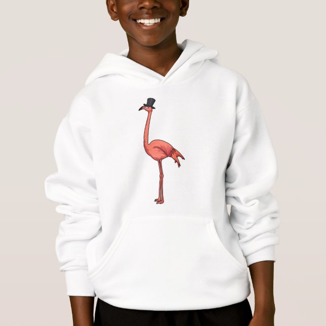 Flamant rose avec Casquette (Devant)