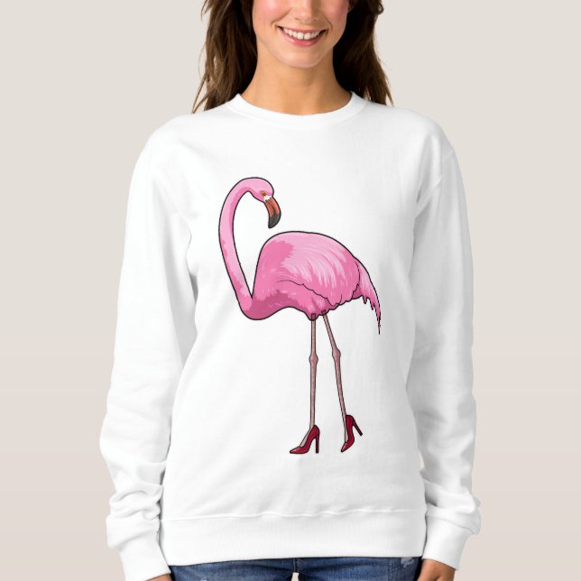Flamant rose avec talons hauts (Devant)