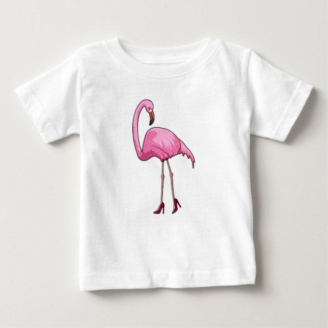 Flamant rose avec talons hauts (Devant)